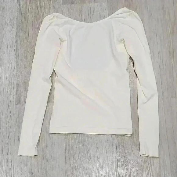 Free People Tops - Intimately Free People Women's Long Sleeve Square Back Top Cream Size XS/S NWOT